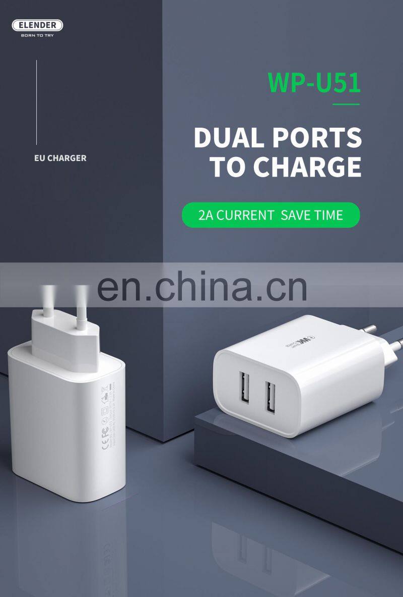 Universal UK Socket Standard 2.1A Dual USB Port Phone Tablet Travel Power Adapter