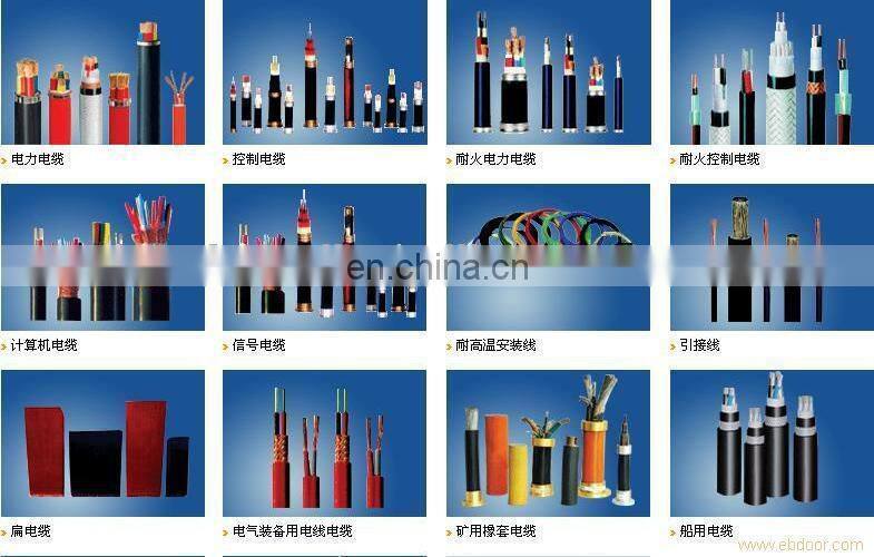 Copper conductor 300 sq mm Electric XLPE/PVC armoured underground dc power copper cable