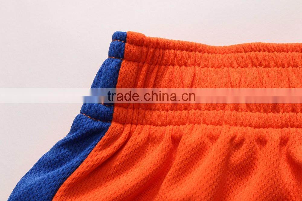 HIGH QUALITY SPORTSWEAR MEN BIRD EYES POLYESTER BASKETBALL SHORTS