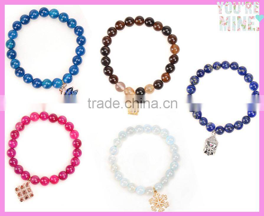 red malaysian jade rosary chaplet bead bracelet stretch bracelet