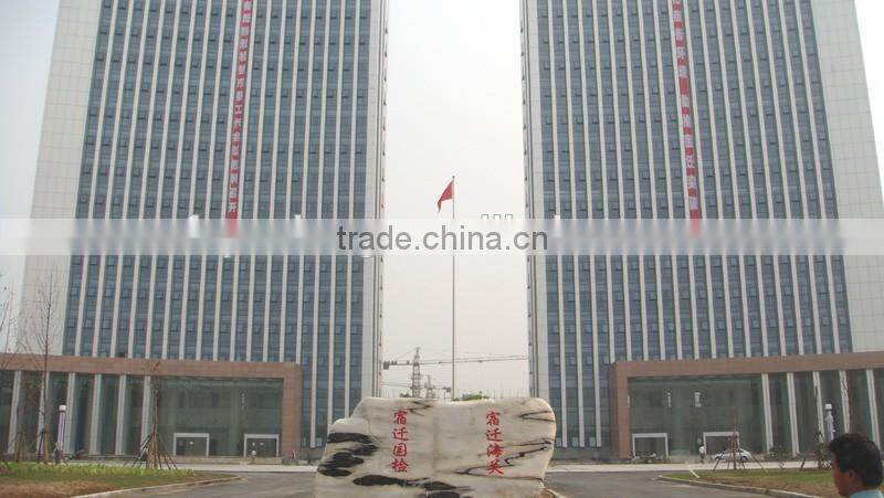 three section stainless steel flagpole