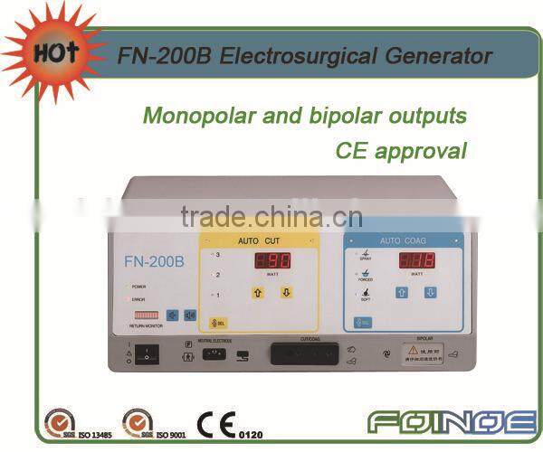 Monopolar & Bipolar High Frequency Electrosurgical Unit with CE approved