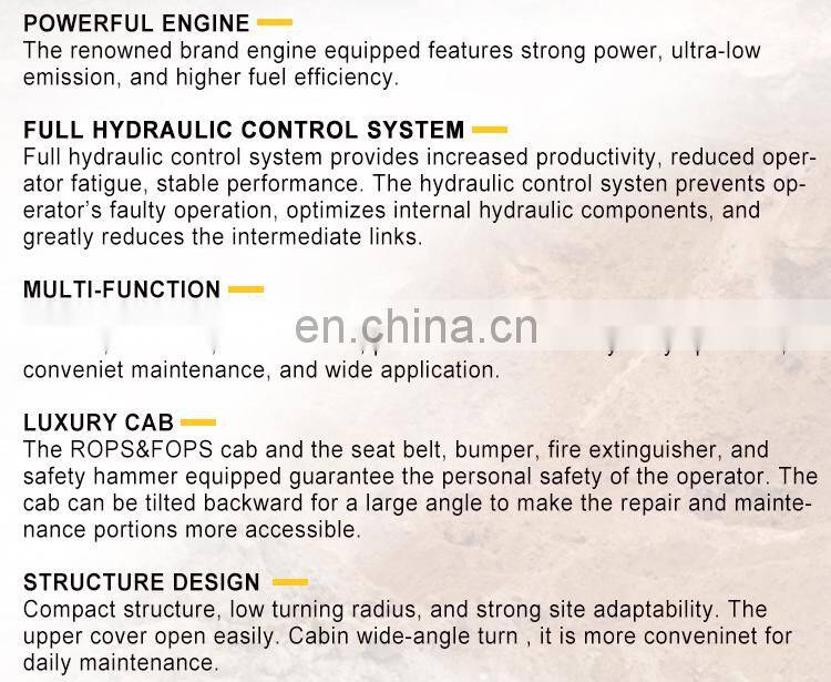 Simple To Operate Cheap Mini Skid Steer Loader Trencher For Sale