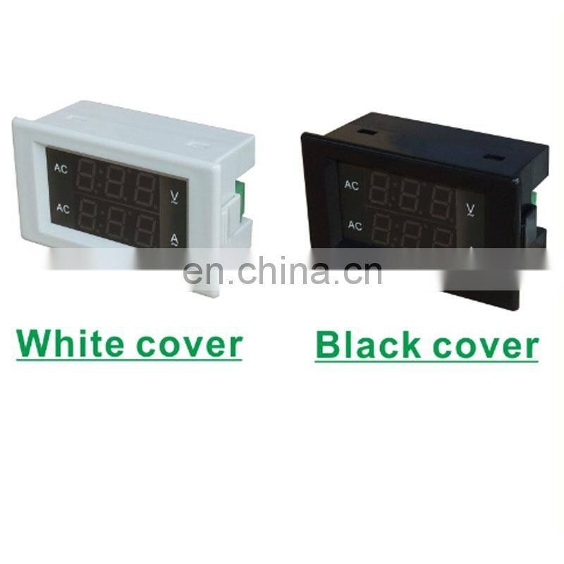 LED Digital Voltmeter Ammeter AC 0-500V AC Voltage Current Meter LED Volt Panel Meter Dual Meter Amperemeter Multimeter
