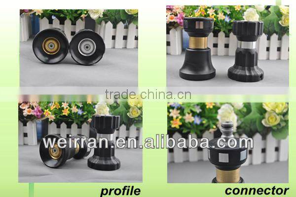 (71947) fireman portable adjustable rotating powerful brass water jet hose nozzle