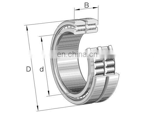 SL18 5022 Full Complement Bearing Size 110x170x80 mm Cylindrical Roller Bearing SL185022