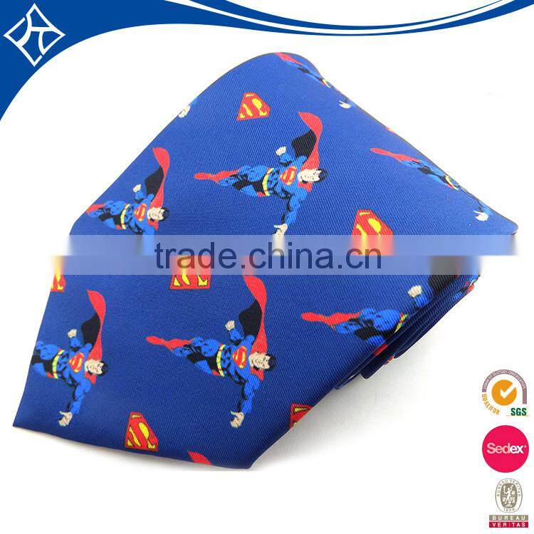 Fancy Cheap printed anime neckties,silk simple neckwear