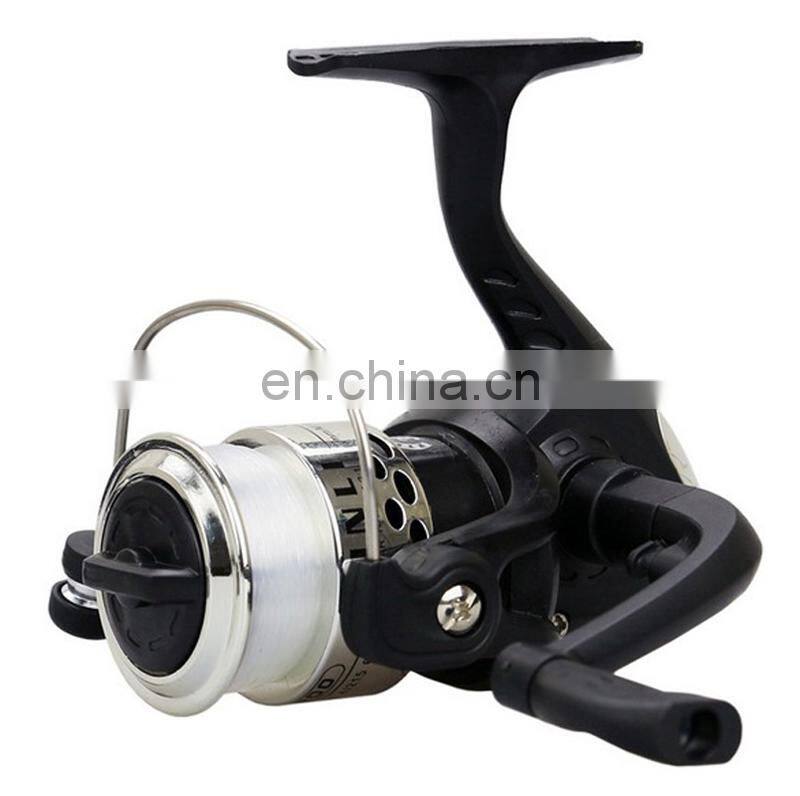 In Stock Wholesale Good Price Plastic 3BB 150g 5.2:1 Spinning Fishing Reel With Nylon Fishing Line