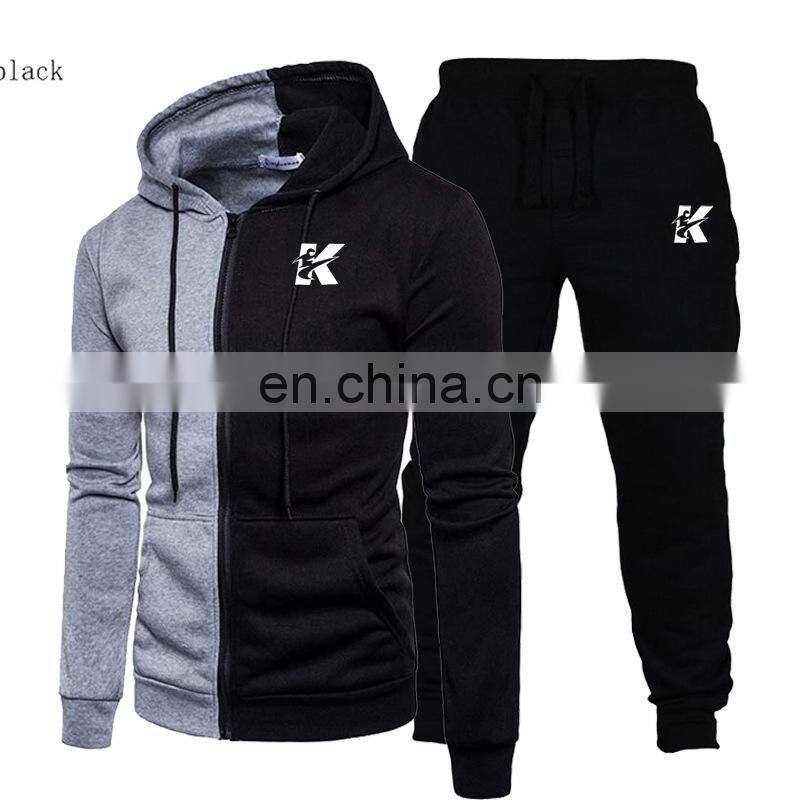 Manufacturer wholesale fashion trend men's loose sports hooded pullover suit S-5XL