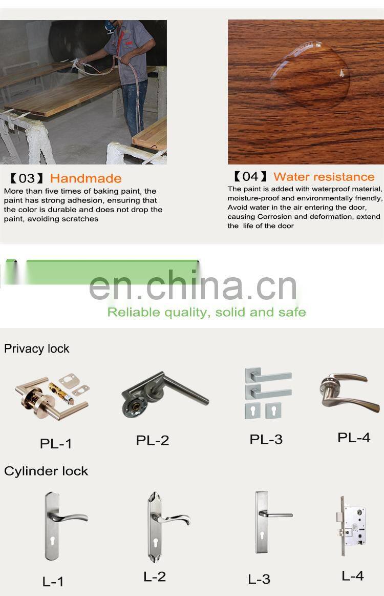 modern rustic interior wooden bedroom apartment door designs veneer wooden flush door for sale