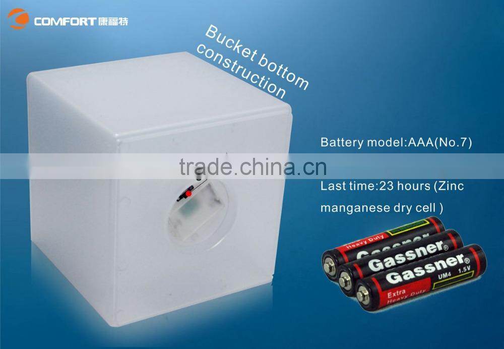 Newest battery holder switch PP illuminated led flashing ice bucket