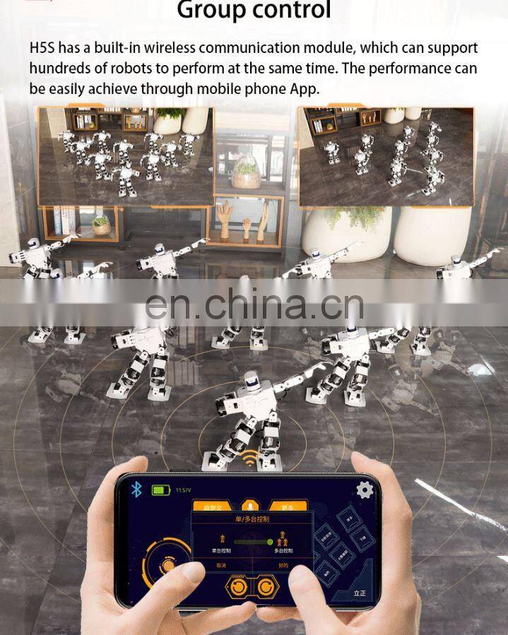 Assembled RoboSoul H5S 16 DOF Humanoid Robot Programmable Robot Education Dancing Robot