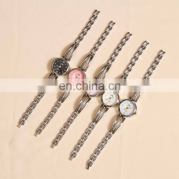 JW 3512 Guangzhou charm stainless steel quartz analog ladies diamond rose gold women watches