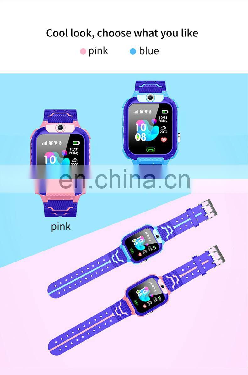 New Private Design from YQT Factory hot selling Q12 ANAK 2G kids watch gps watch sos smart watch jam imo