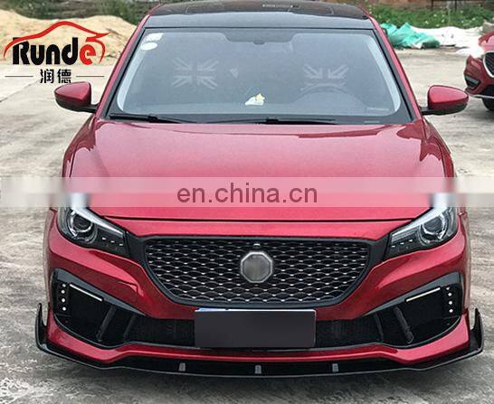 Runde Car Modification Excellent ABS Material MG6 Front Bumper Lip Side Skirt Spoiler Suitable For New Morris Garages 6 Body Kit