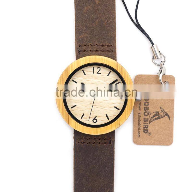 2016 New style smart watch&wooden watch& watches men Japanese movementbamboo watch