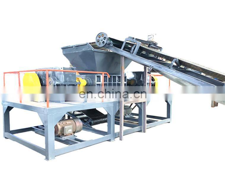 Waste furniture sofa pellets cardboard shredder and separator commercial garbage shredder