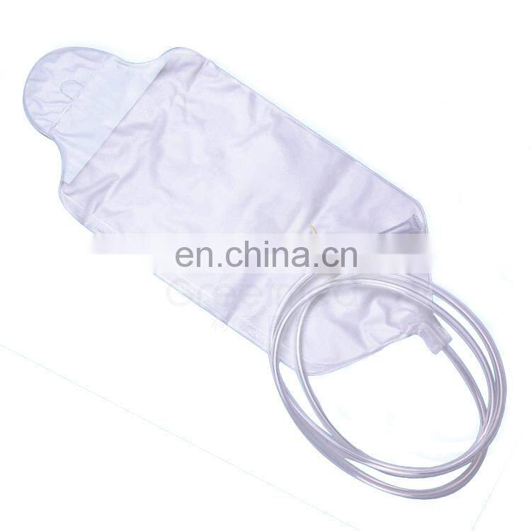 wholesale price 1500ml 2000ml pvc medical disposable enema bag set kit