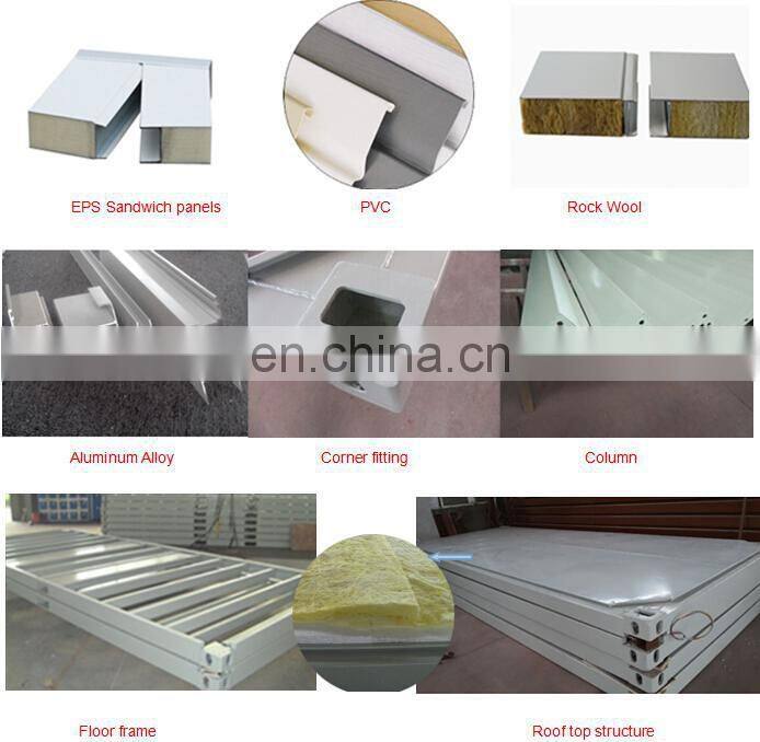 high quality prefab house container home caravan