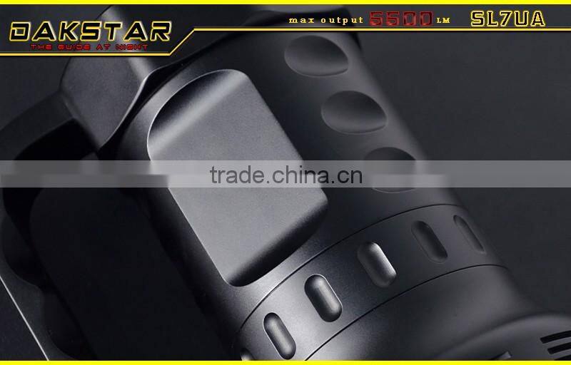 DAKSTAR SL7UA XML U2 5500LM 26650 Aluminum Rechargeable high power led flashlight