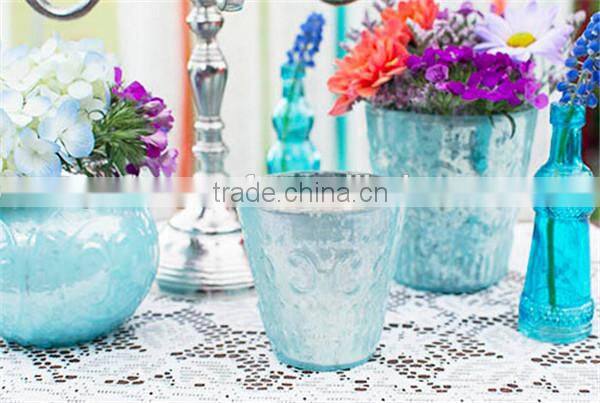candelabra centerpieces wedding Candlestick glass candle jar with lid