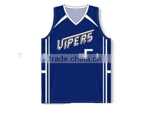 Sublimated transfer basketball uniforms