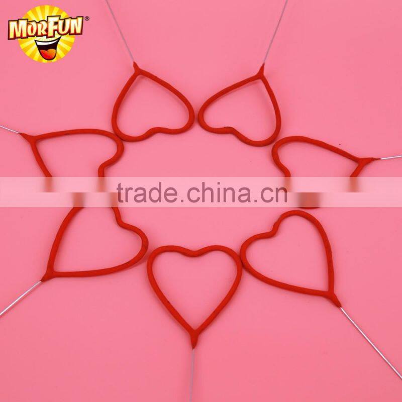 High Quality party supplies san outdoor sparklers heart shaped wedding sparklers