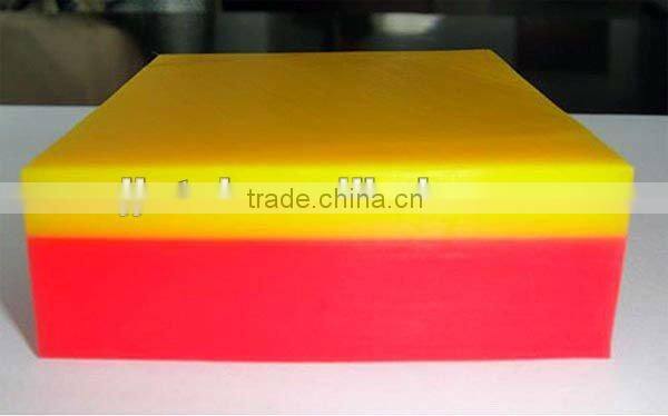 high quality double color plastic PVC sheet