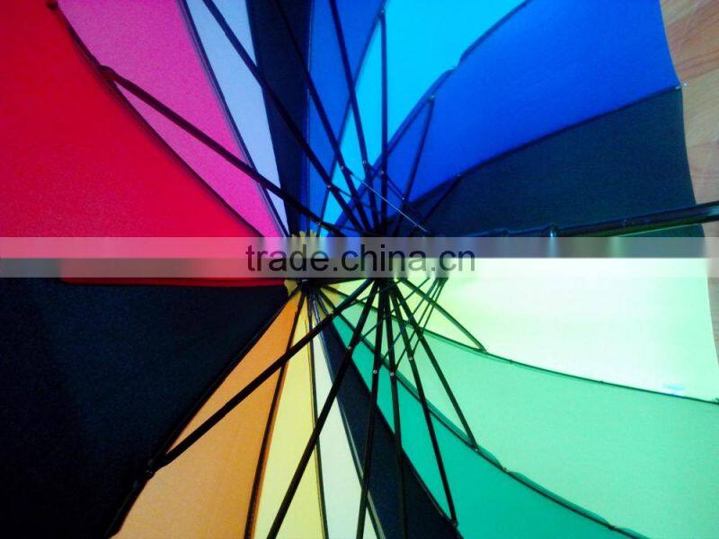 rainbow automatic 16k ribs umbrella