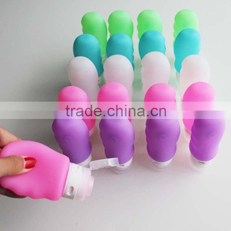 Leak-proof Hotel Shampoo Container Silicone Travel Tube Squeeze Bottle