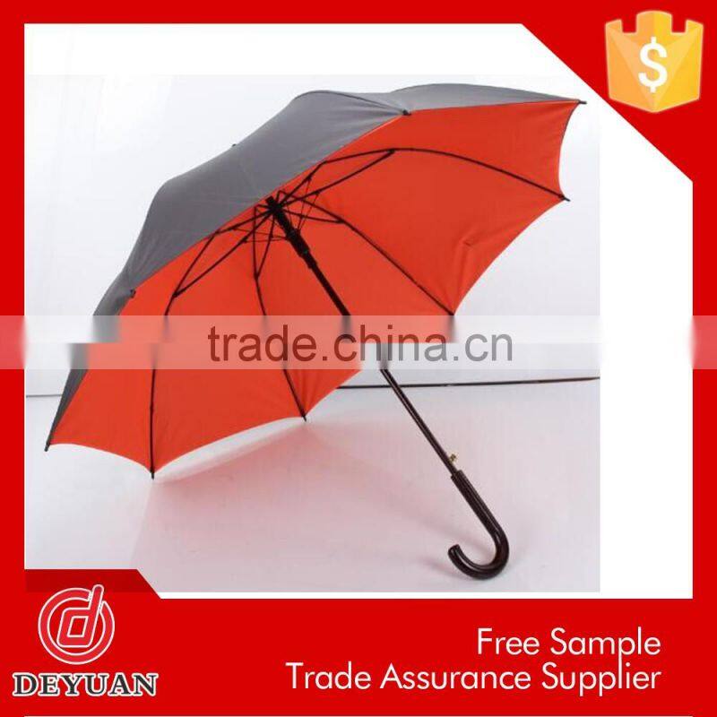 promoting premium classical automatic wood handle umbrella