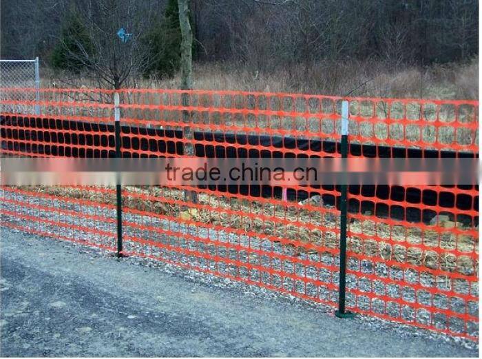 green painted farm fencing used t bar fence post