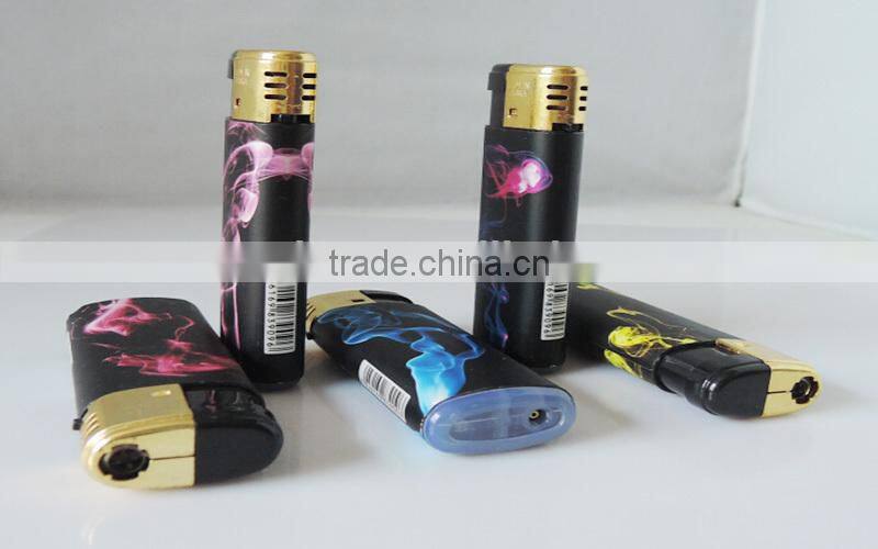 Electronic refillable plastic windproof cigarette lighter China wholesale lighter