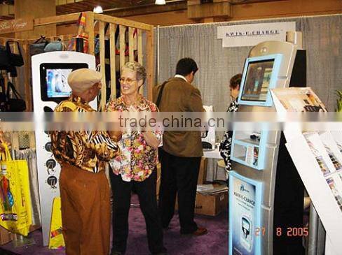 Cell phone charging machine, public cell phone charging kiosk