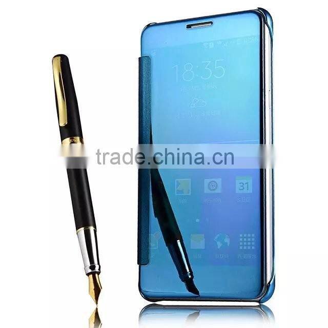 Mirror Clear View Slim Flip Leather Case Cover for huawei mate8