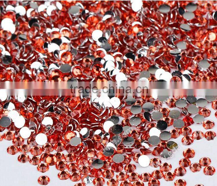 Hyacinth color flat-back hot fix epoxy in bulk China Factory whole sale cheap price