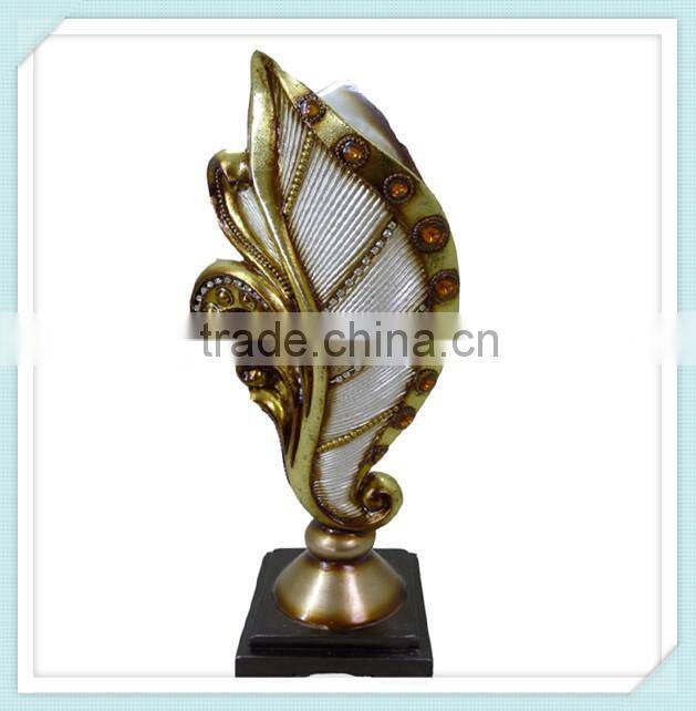 polyresin geometric vase for home decoration