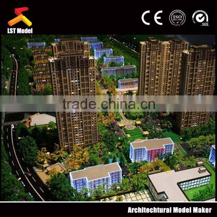 architectural model made by laser cutting machine