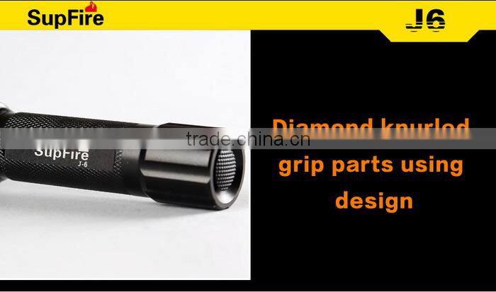 SupFire J6 most powerful rechargeable led flashlight