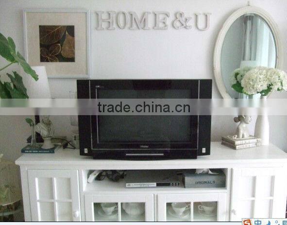 Shabby and chic natural pretty wood different styles alphabet letters