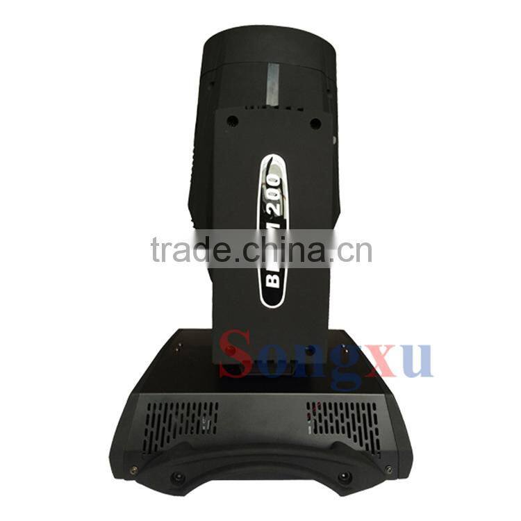16 channels 16 facet prism sharpy beam moving head light beam 200 beam 5r for dj disco nightclub theater party