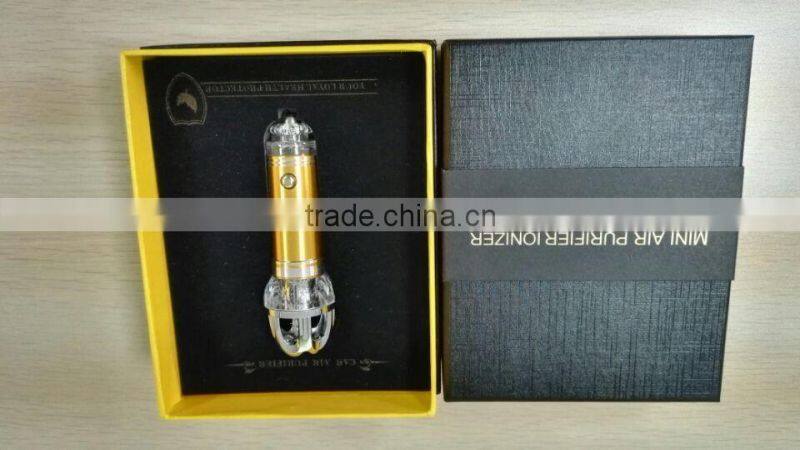 Multifunctional Car Perfume Vehicle-Mounted Fashion luxury gold/silver Car Air Freshener/car air purifier