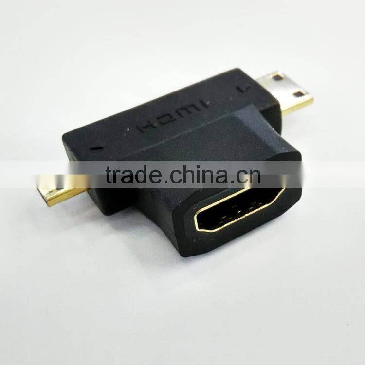 Hot sale female hdmi to male micro hdmi connector for monitor