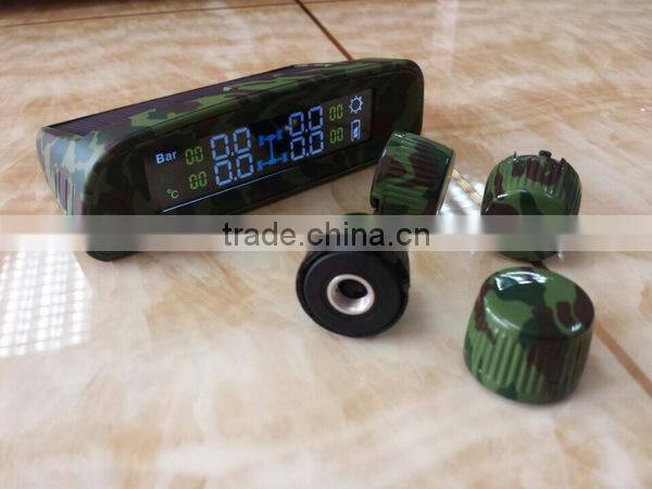 Solar energy chargeable tpms for car tire pressure monitor system