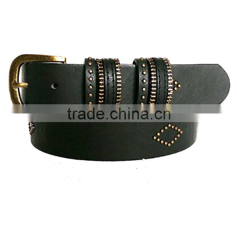 Chinese Factory Customized Wholesale Fancy Cheap Studded Western Cowgirl Belts