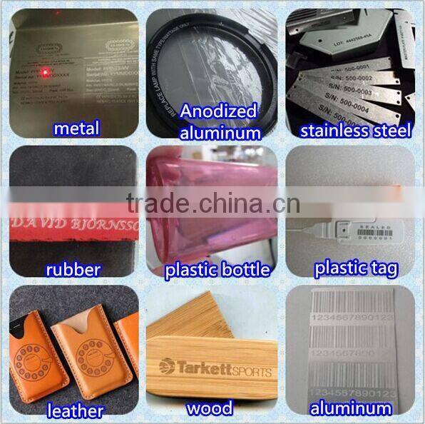 20W fiber laser stainless steel/bearing logo marking machine price