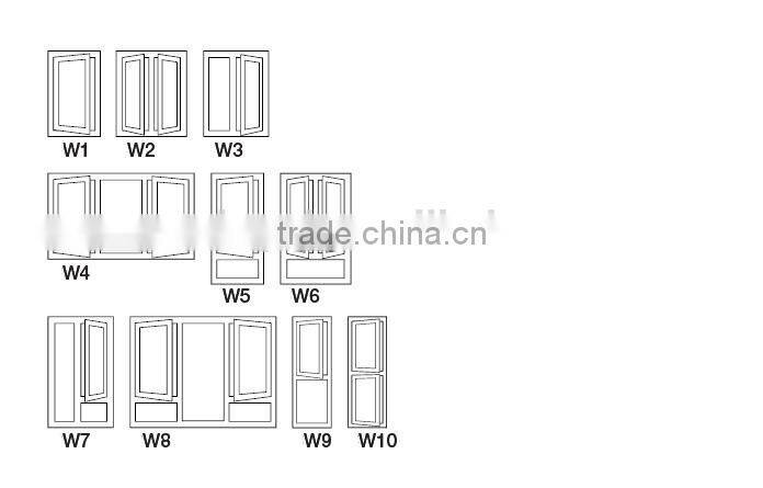 2016 latest upvc window design