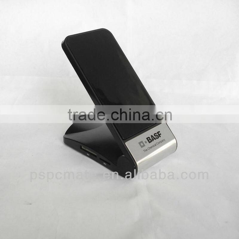 Hot sale Car USB HUB 2.0 with 4 ports and mobile phone holder