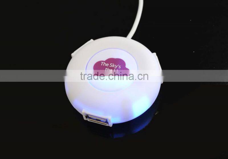 4 Port Usb Hub And Cup Warmer button shape USB Hub