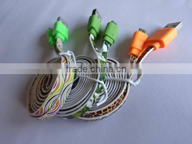 2015 Innovative Products New Style camouflage micro usb cable